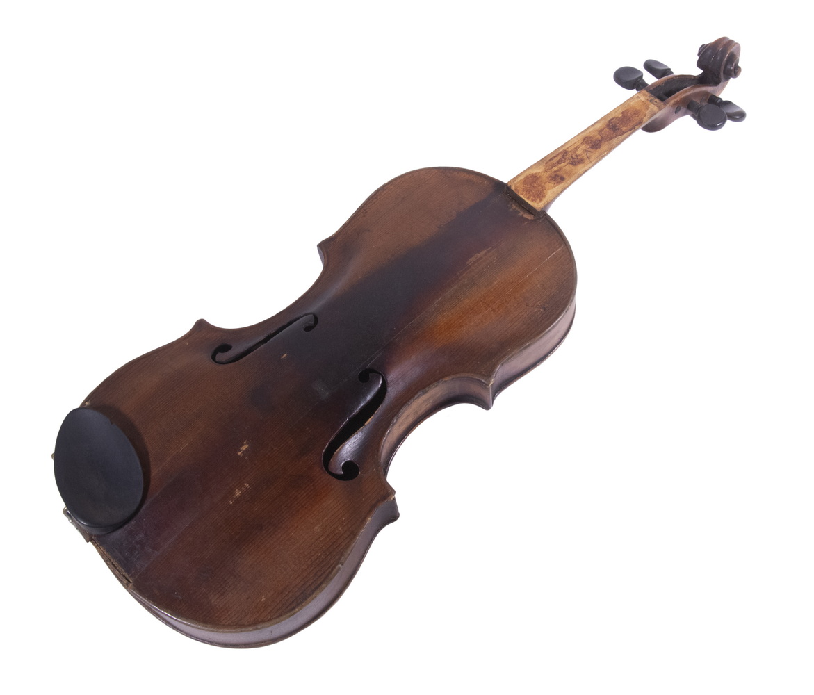 19TH C GERMAN VIOLIN WITH LABEL 2b15bb