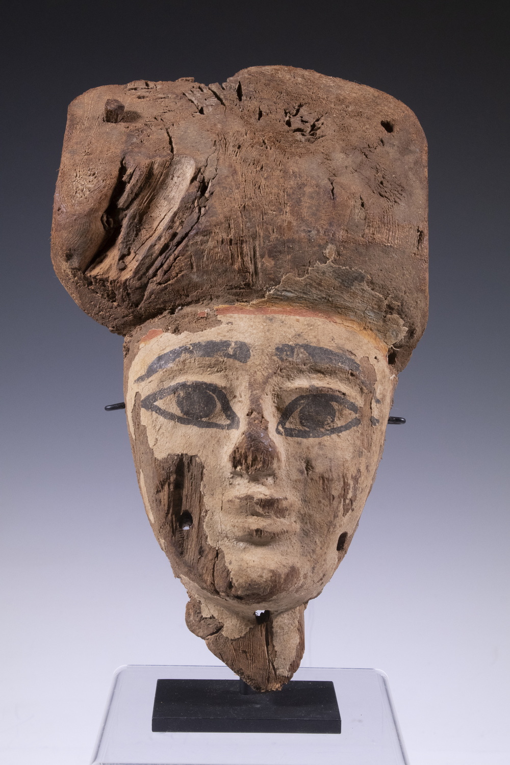 EGYPTIAN SARC0PHAGUS WOOD MASK