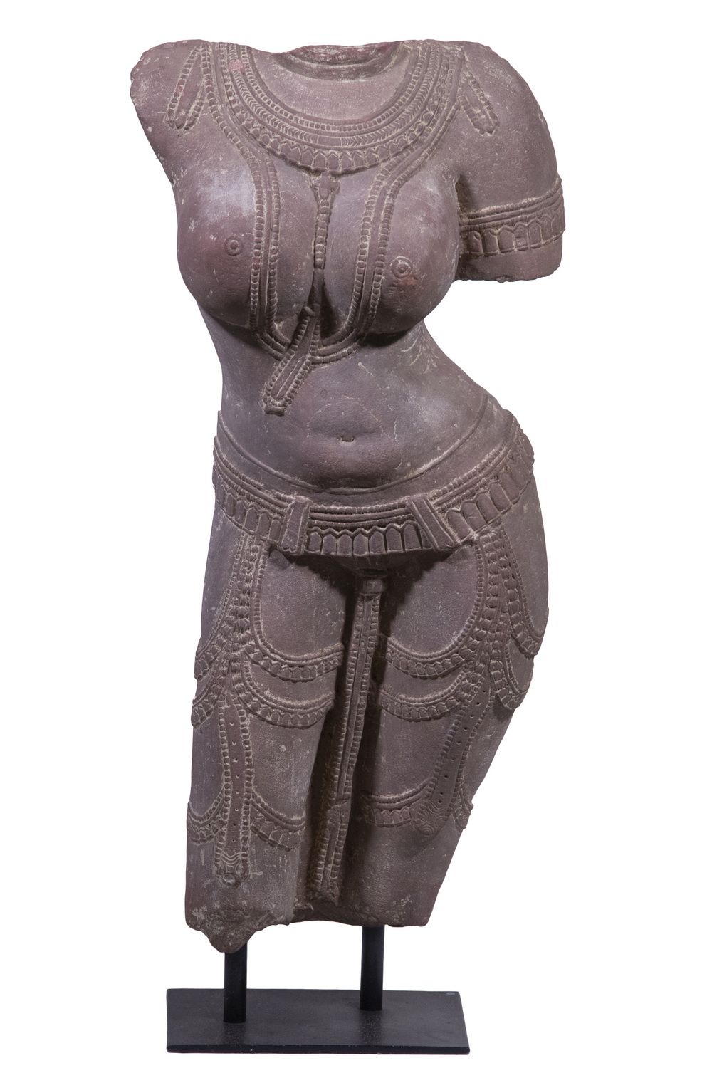 ANCIENT INDIAN STONE FIGURE OF