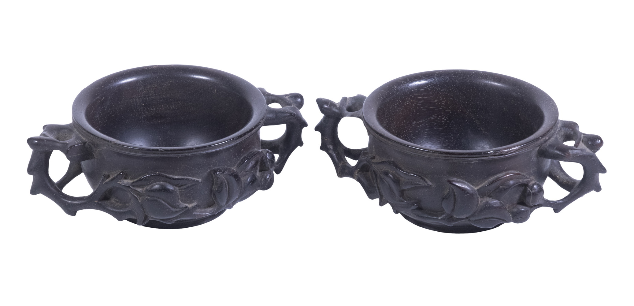 PR CHINESE WOODEN LIBATION CUPS