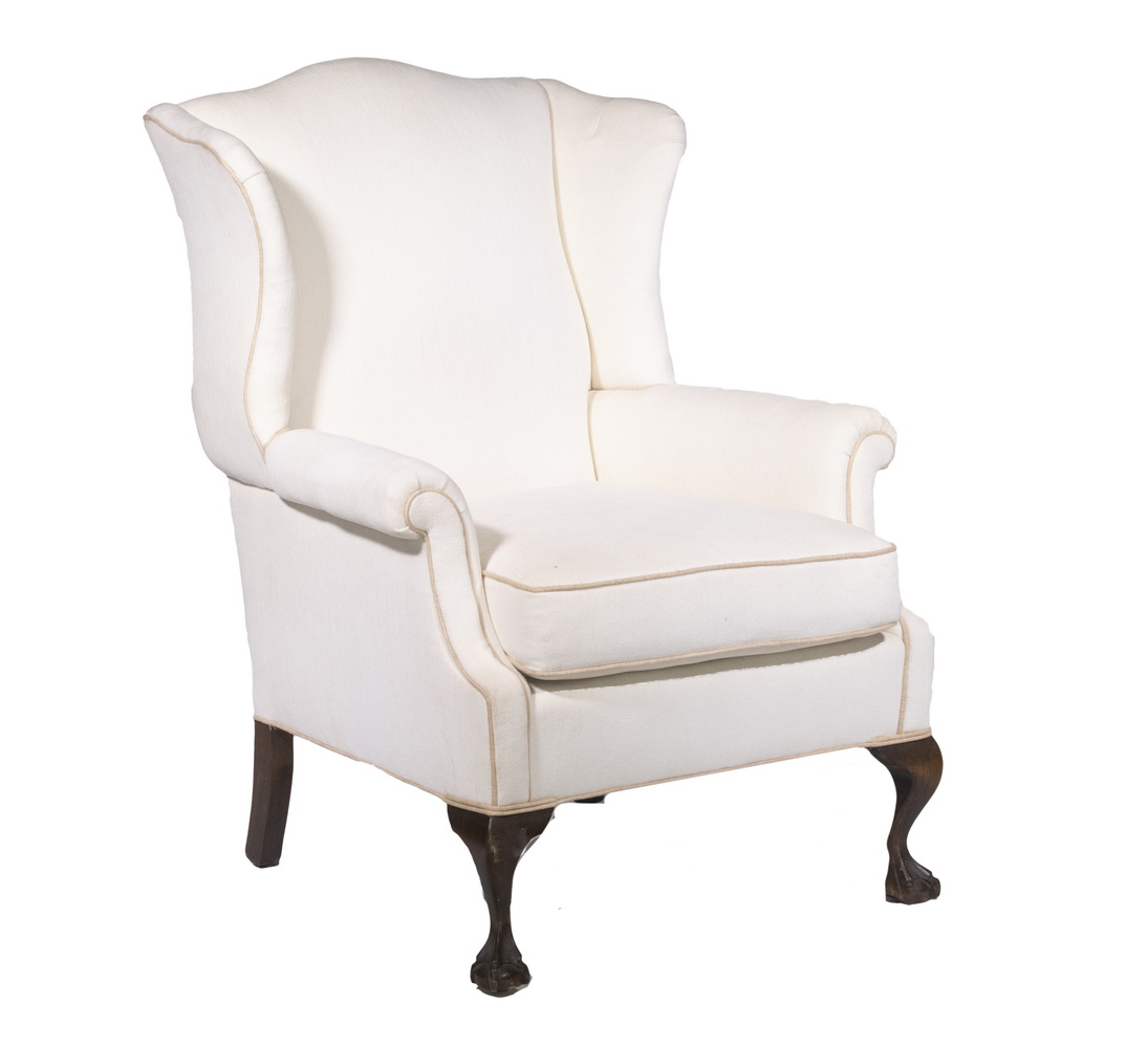 WINGBACK CHAIR Custom Crafted Chippendale 2b1658