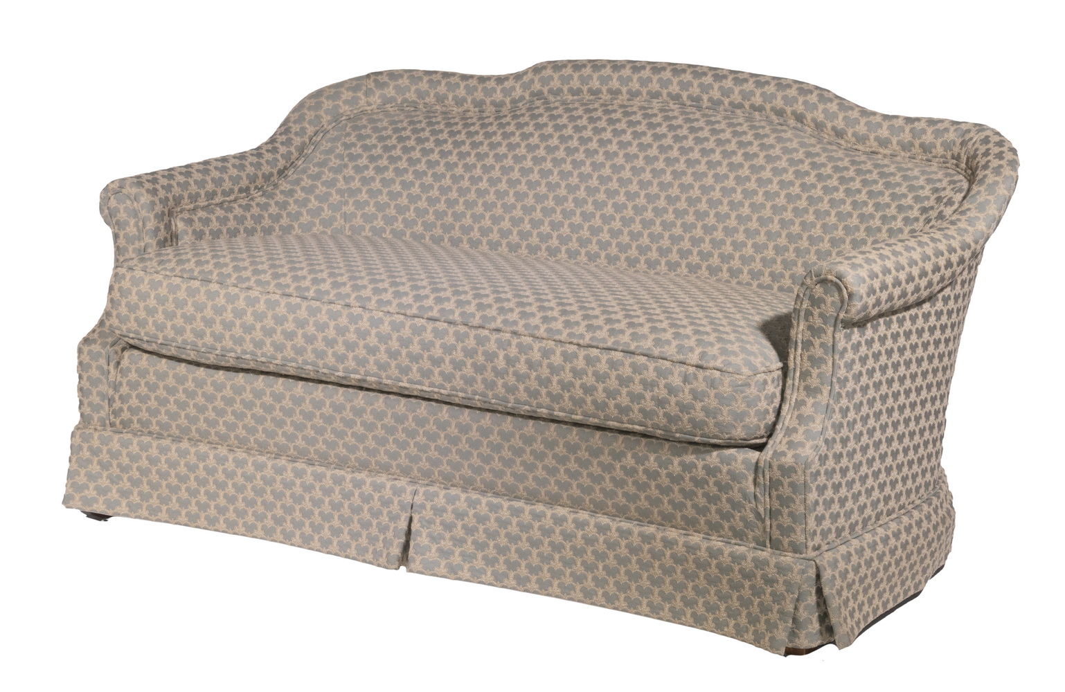 UPHOLSTERED LOVESEAT Custom Settee,