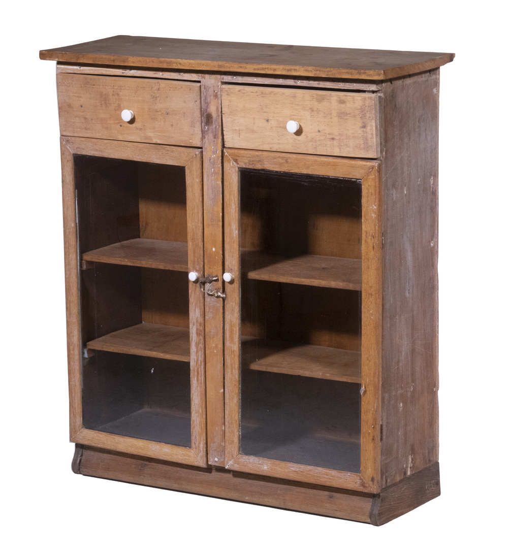 COUNTRY PINE CABINET Vintage Cabinet  2b1692
