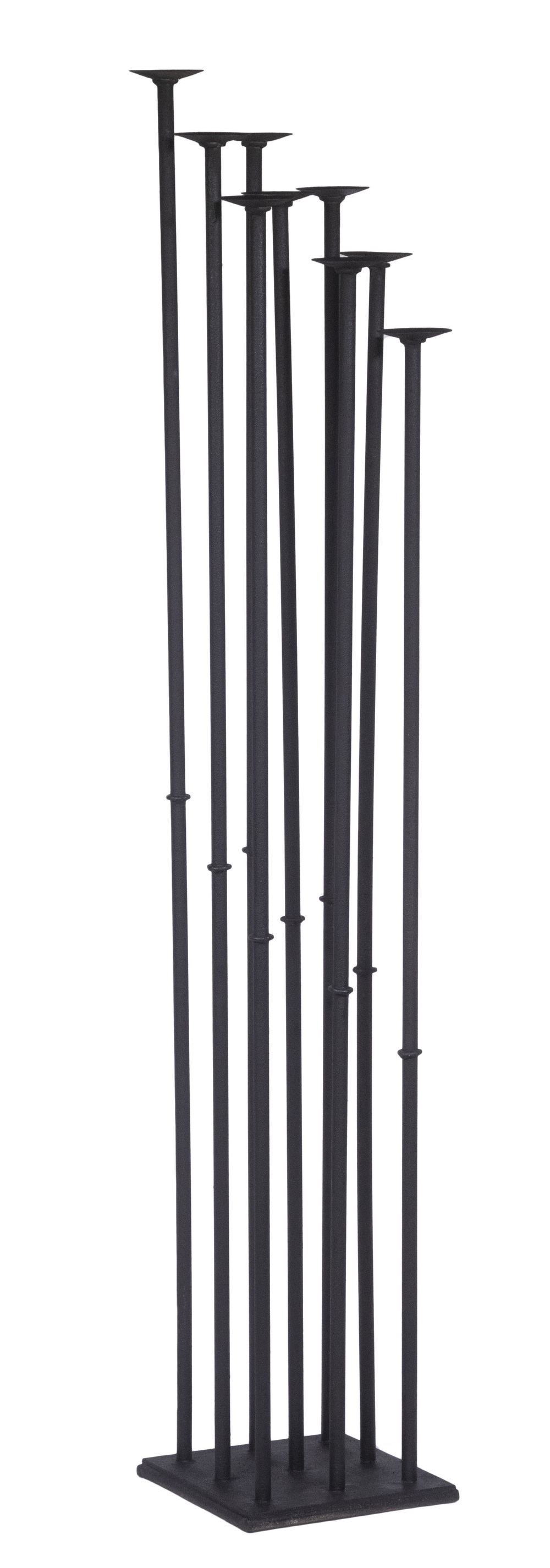 WROUGHT IRON CANDLE TORCHIERE Modernist