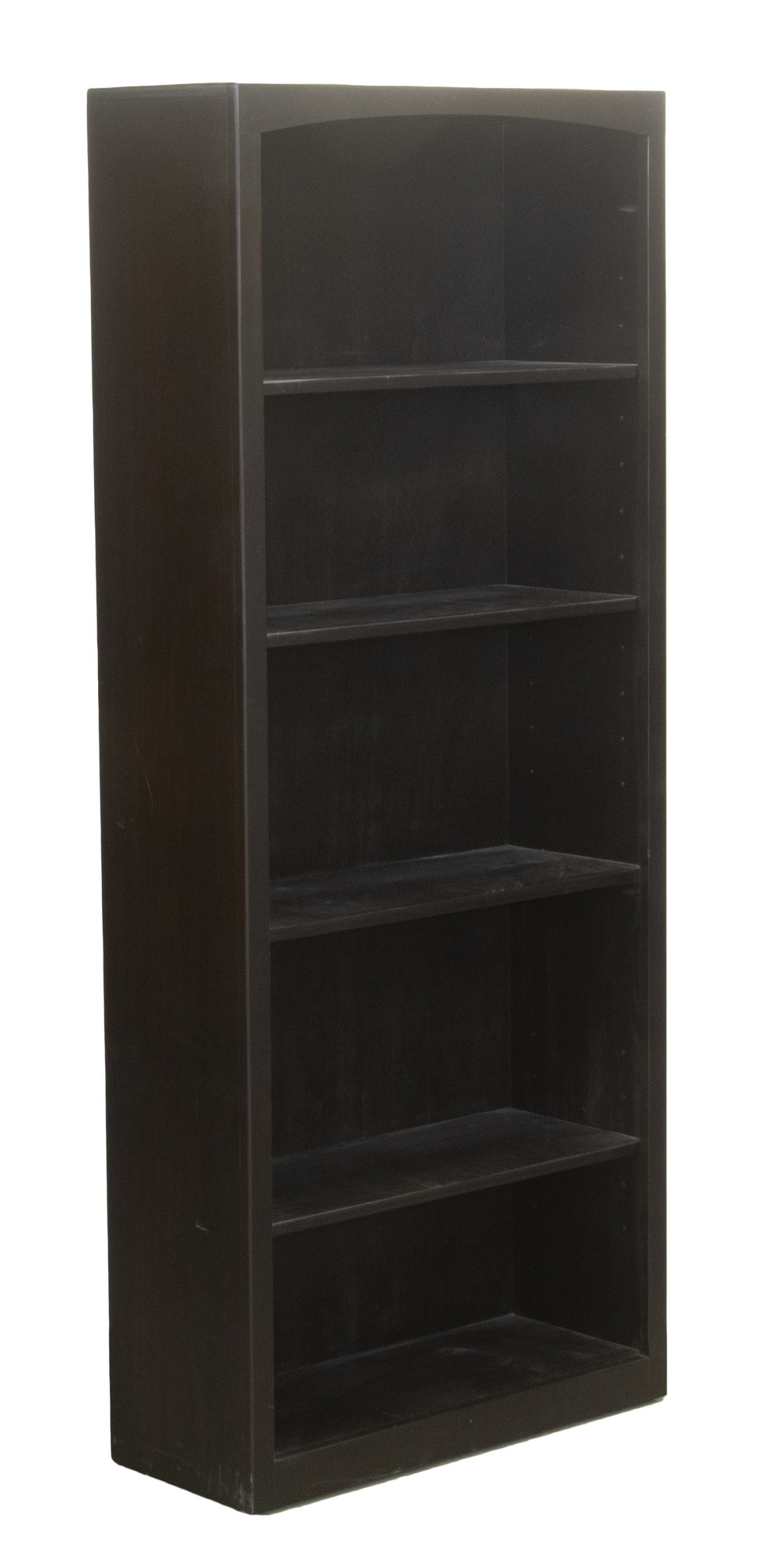 TALL BOOKCASE Black Lacquered Case,