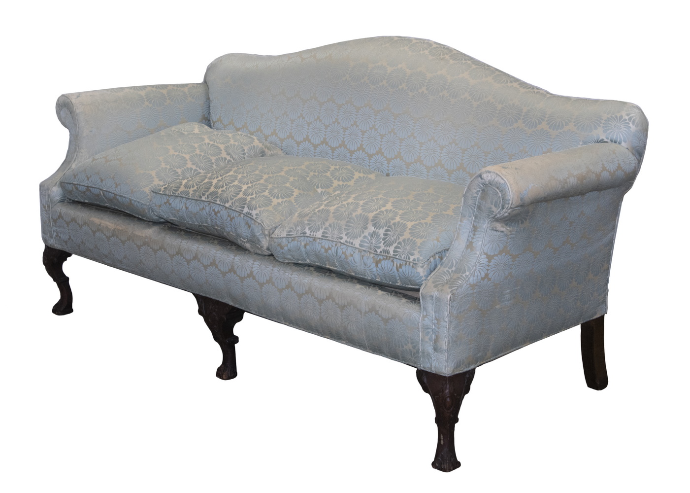 CHIPPENDALE STYLE SOFA Camel Back