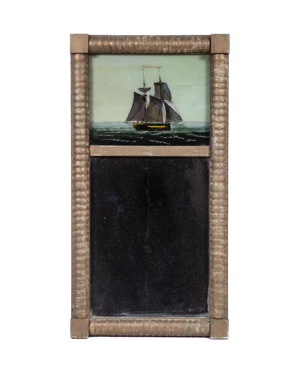 EMPIRE EGLOMISE MIRROR Small 19th 2b1708