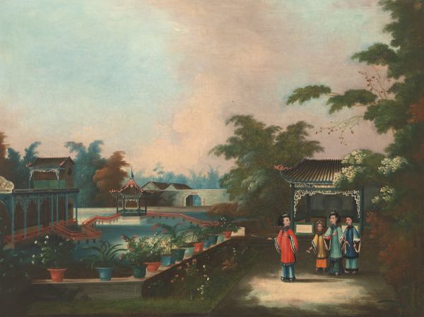 CHINA TRADE PAINTING 19TH CENTURY 2b170a