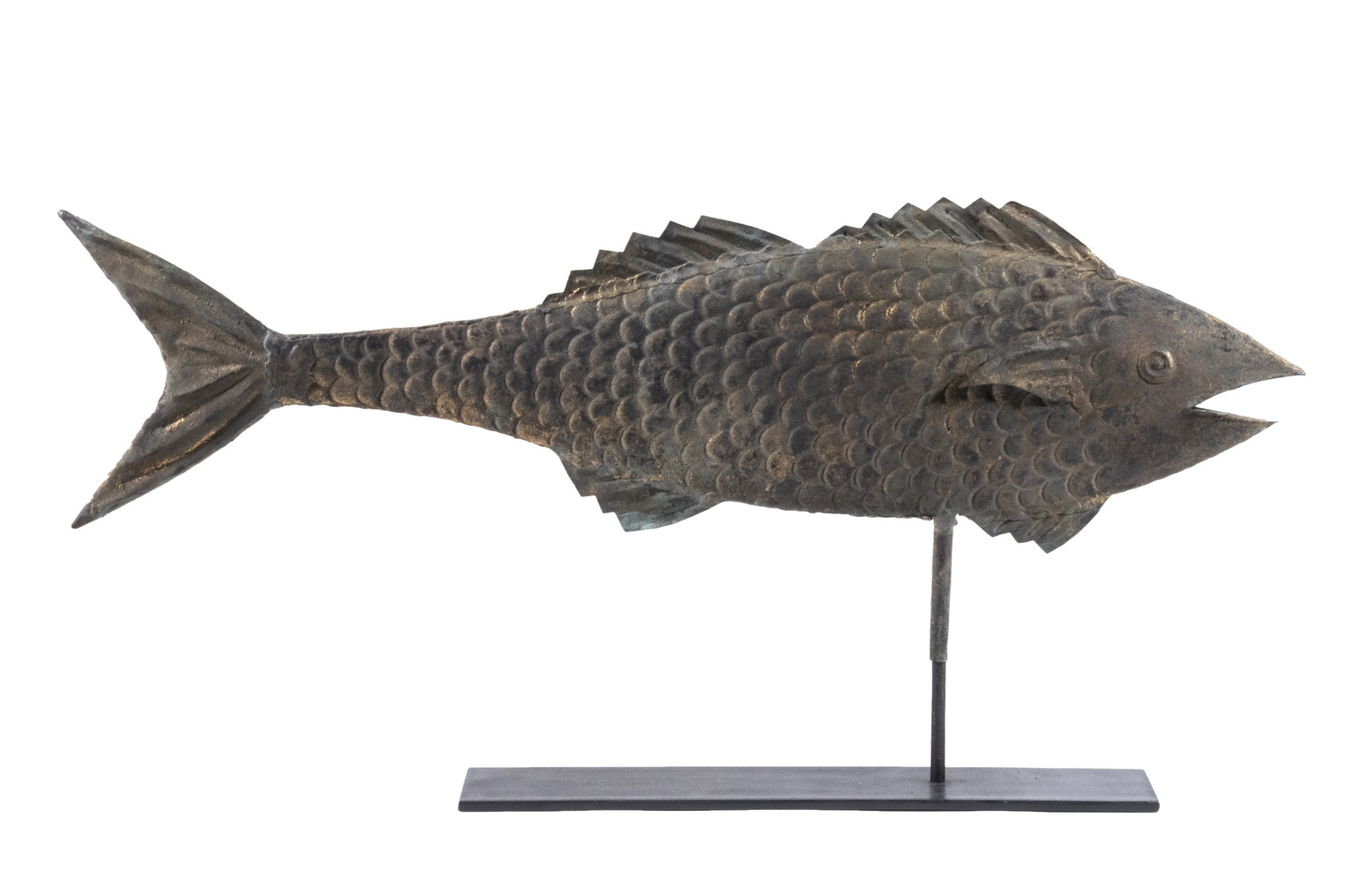 19TH C. CODFISH WEATHERVANE FROM