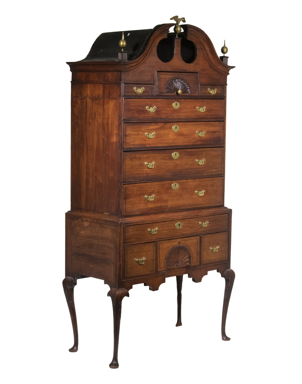 18TH C CHIPPENDALE HIGHBOY Mahogany 2b44d2