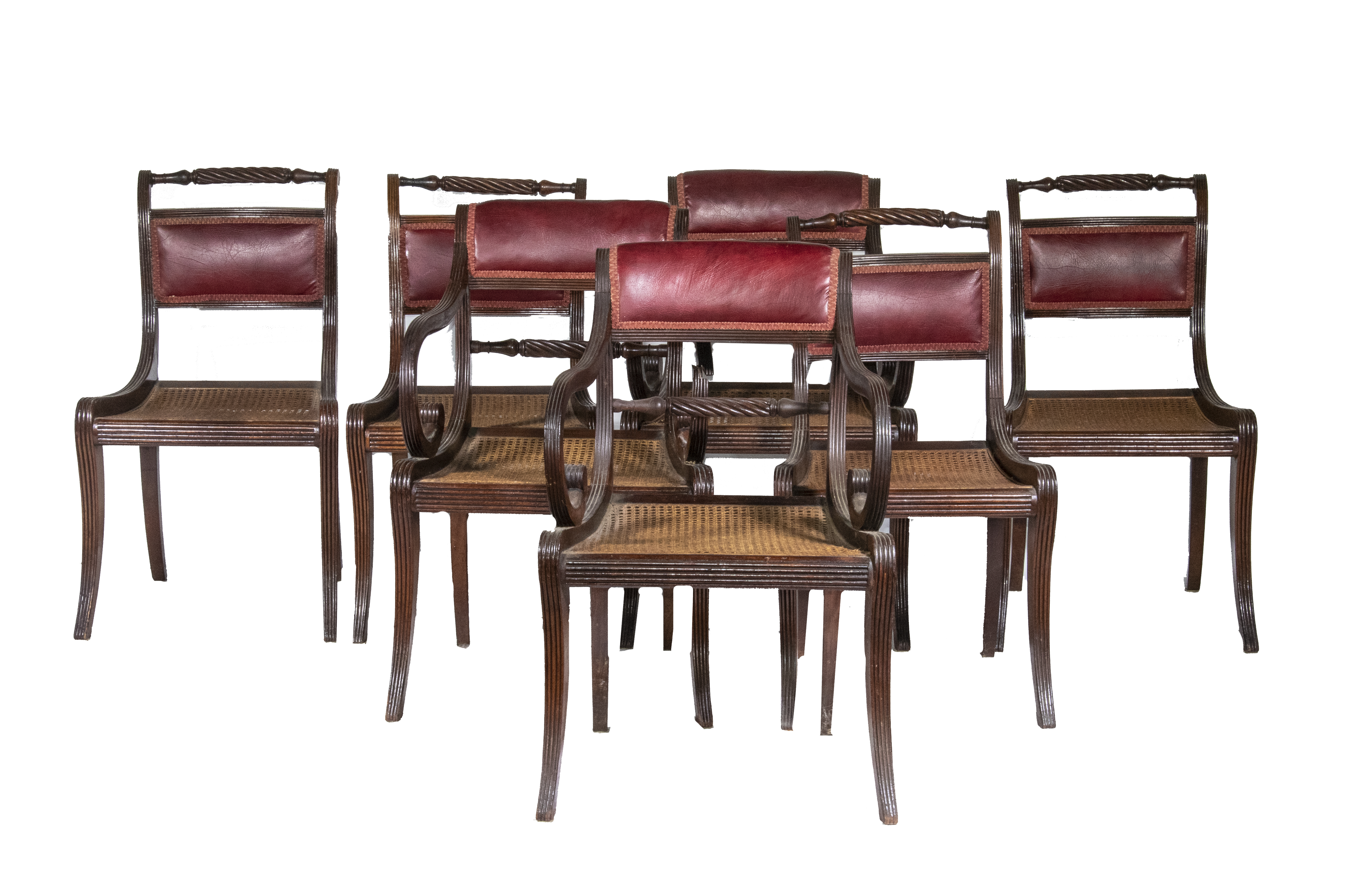 REGENCY MAHOGANY DINING CHAIRS 2b4528