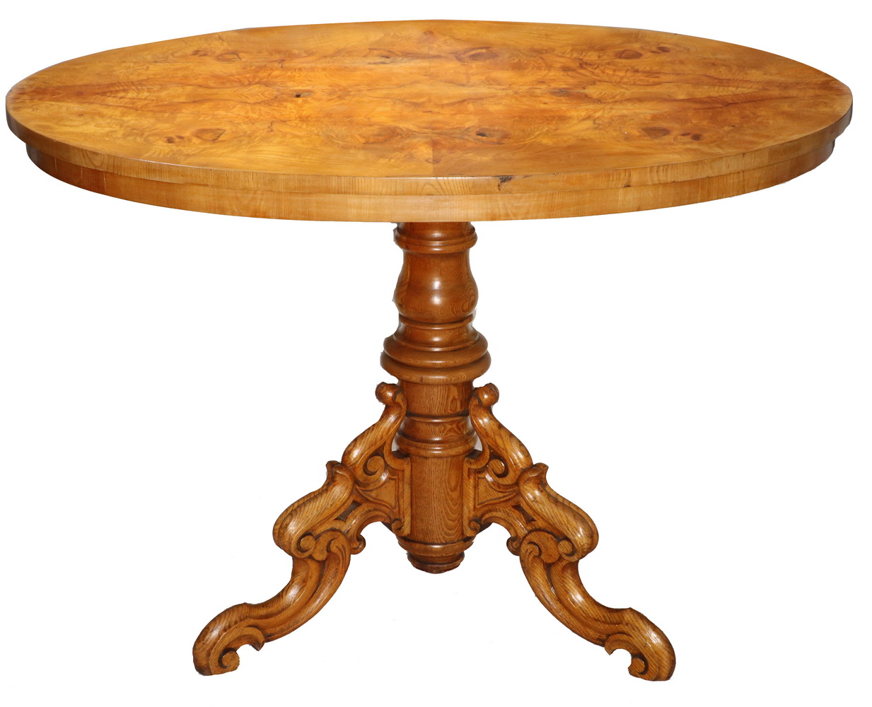 BIEDERMEIER CENTER TABLE 19th c  2b4578