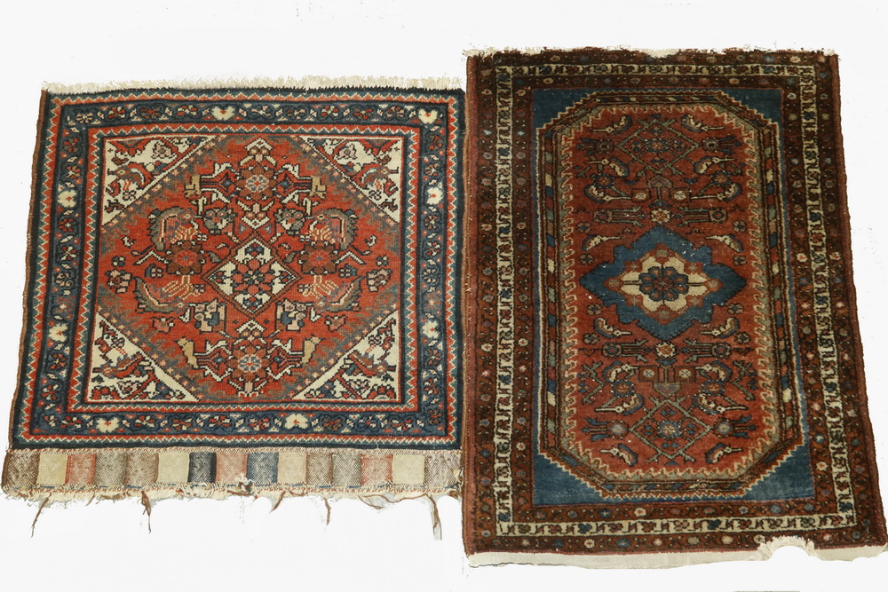 LOT OF 2 HAMADAN RUGS 1 2 7  2b47b0