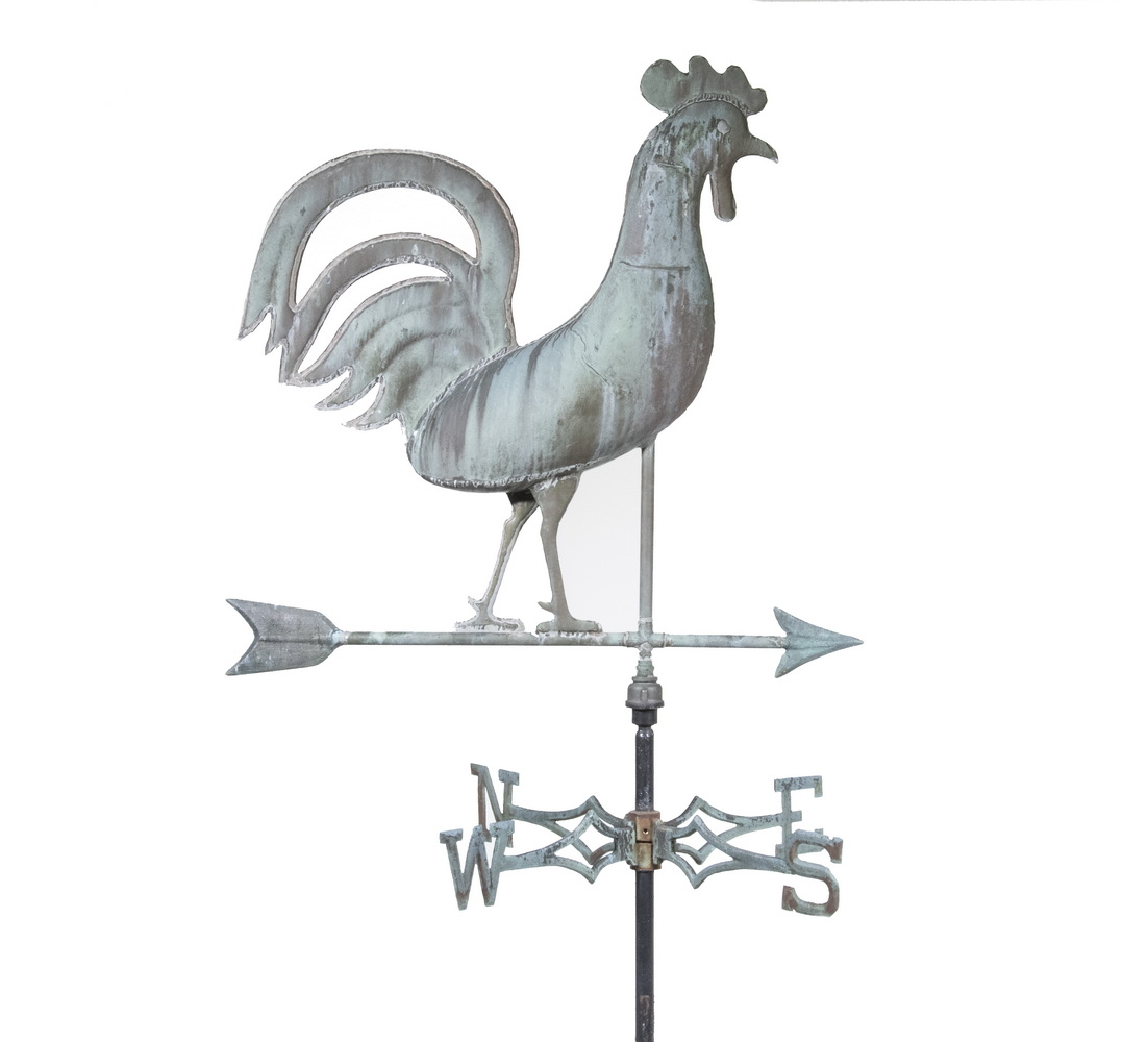 LATE 20TH C ROOSTER WEATHERVANE 2b4822