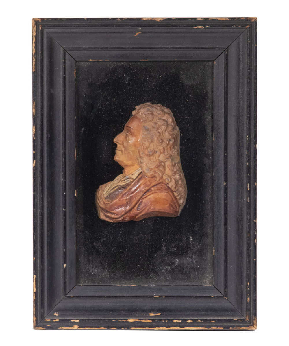 WAX PROFILE RELIEF PORTRAIT FRAMED 2b4874