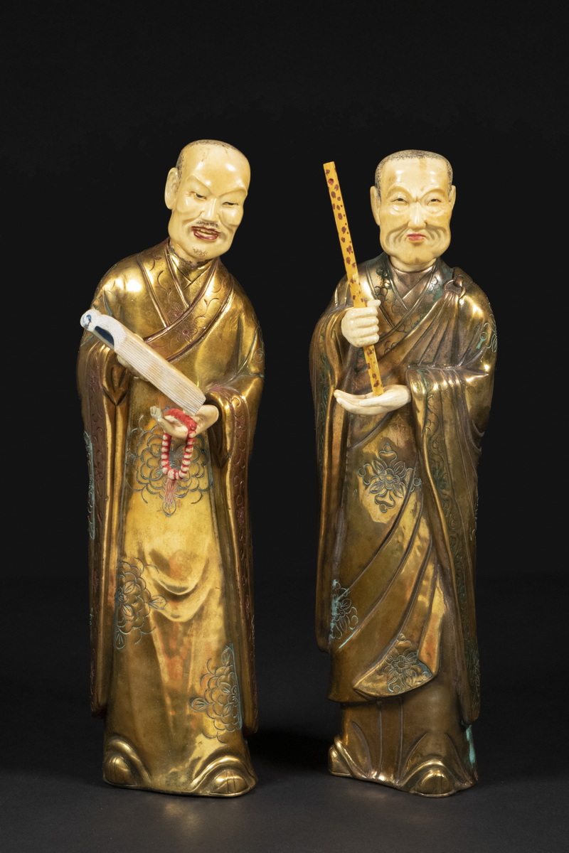 PR CHINESE STANDING MONK FIGURES 2b48bf