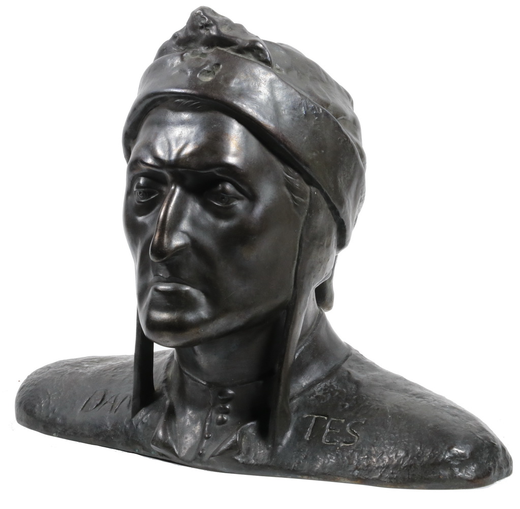 GRAND TOUR LIFE-SIZED BRONZE BUST OF