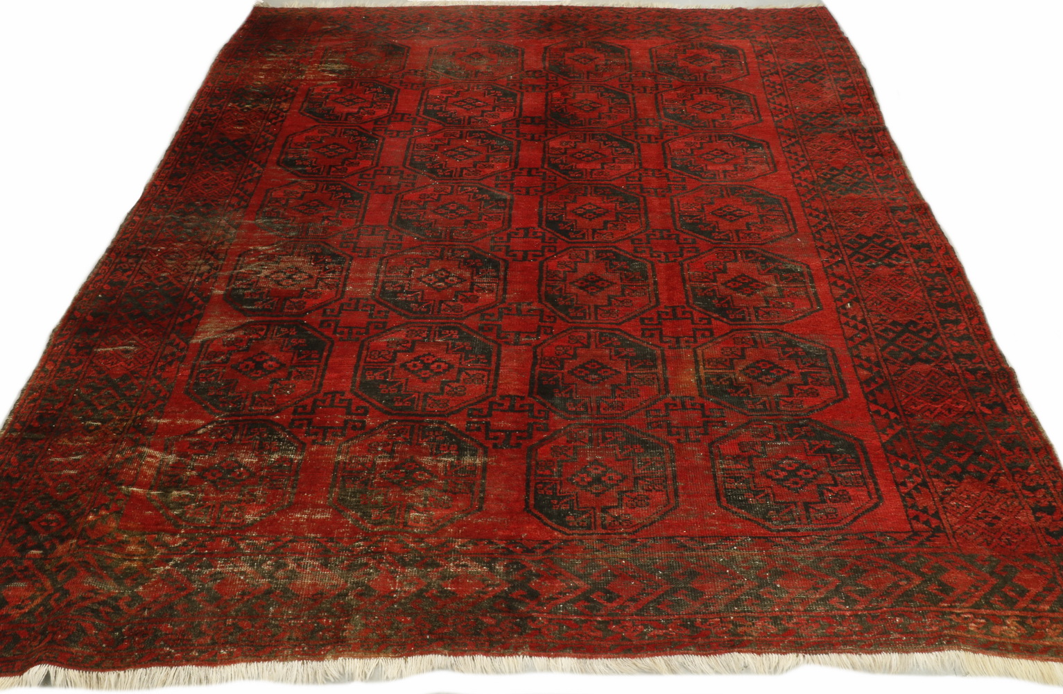 AFGHAN BOKHARA CARPET Four columns 2b4915