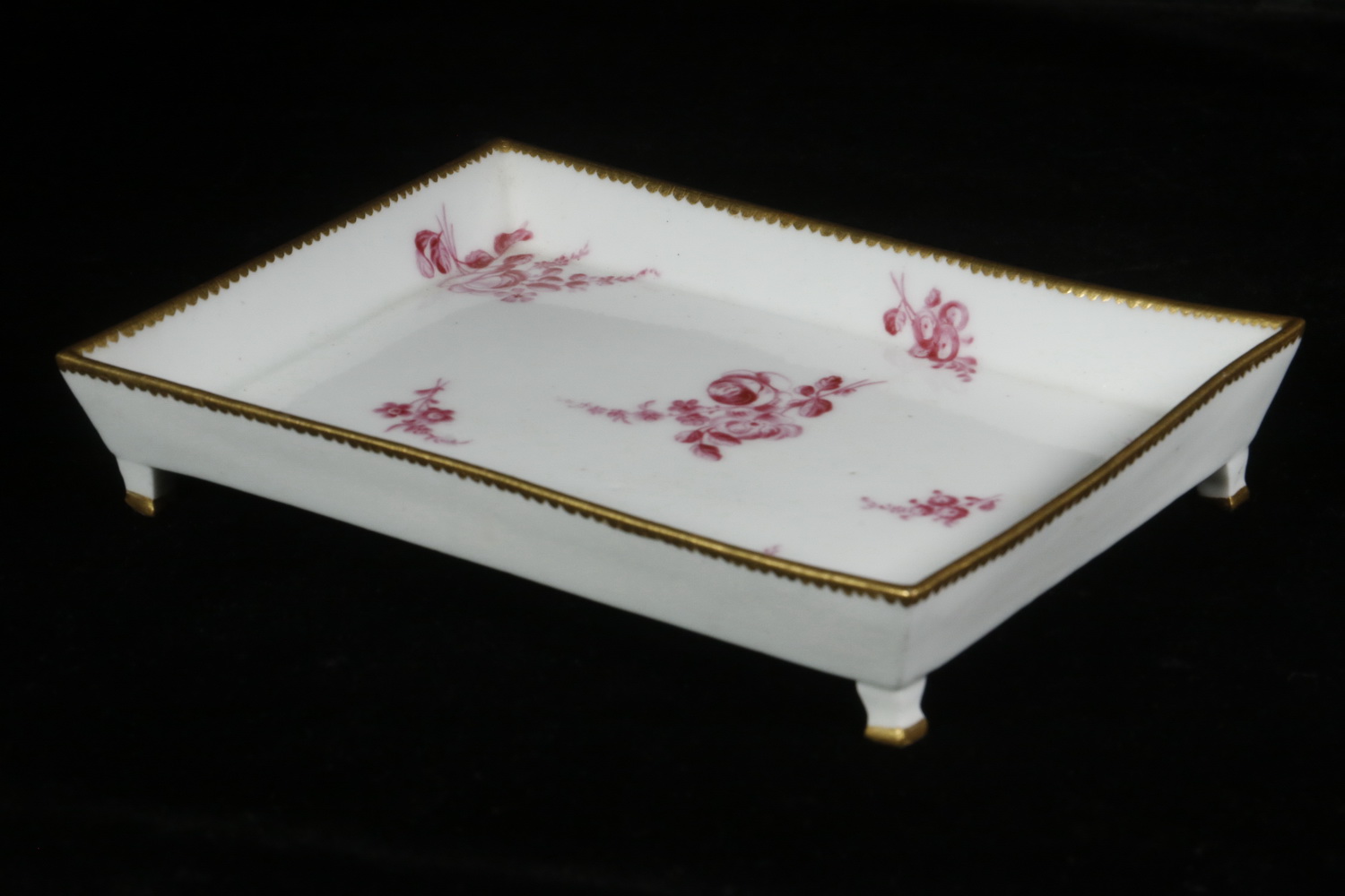 VINCENNES PORCELAIN TRAY Mid-18th