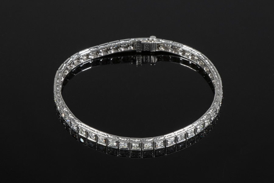 DIAMOND TENNIS BRACELET Vintage 2b4966