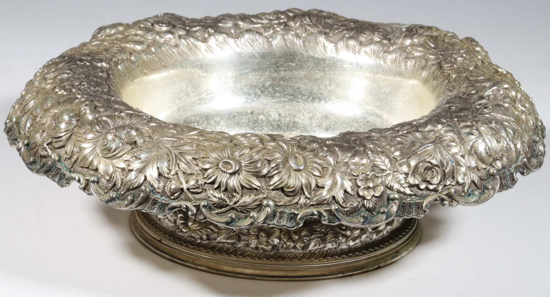 STIEFF REPOUSSE SILVER CENTERPIECE