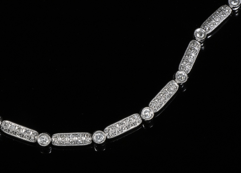 DIAMOND LINK BRACELET 18K White