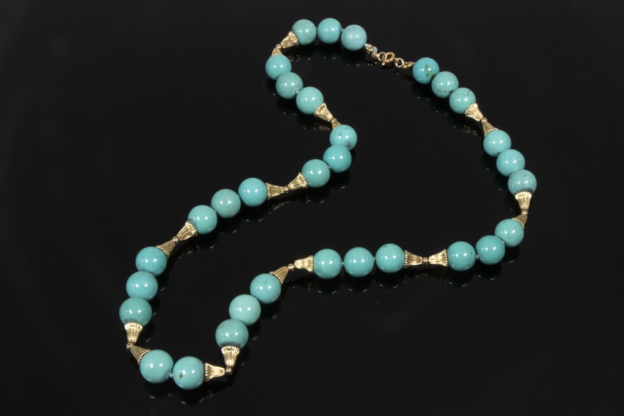 BEAD NECKLACE Persian turquoise 2b49fc