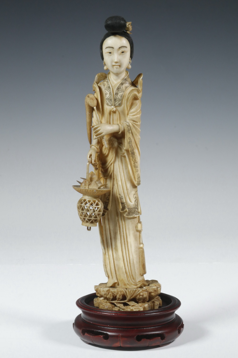 19TH C. JAPANESE CABINET FIGURE