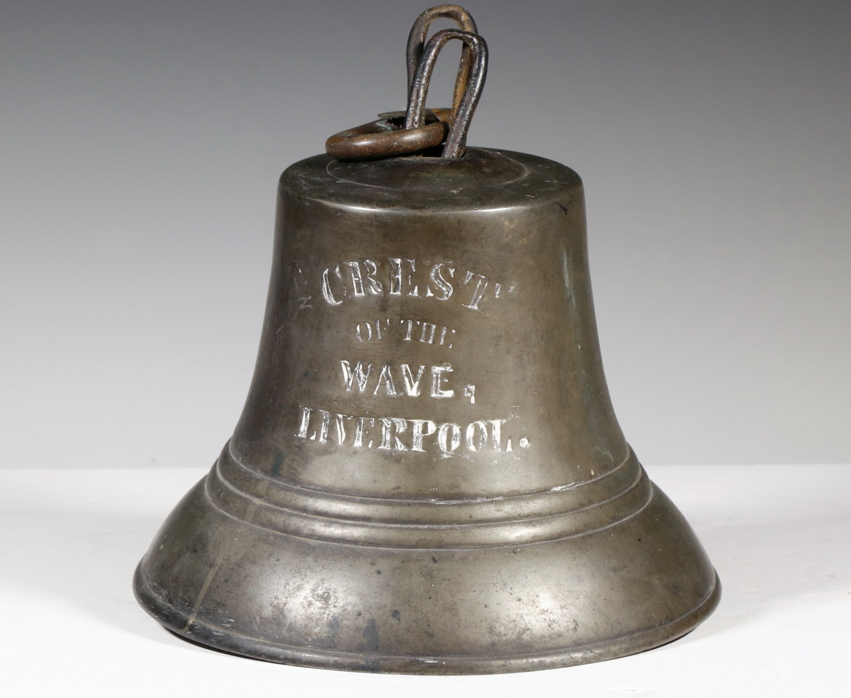 ENGLISH SHIP'S BELL 19th c. Cast