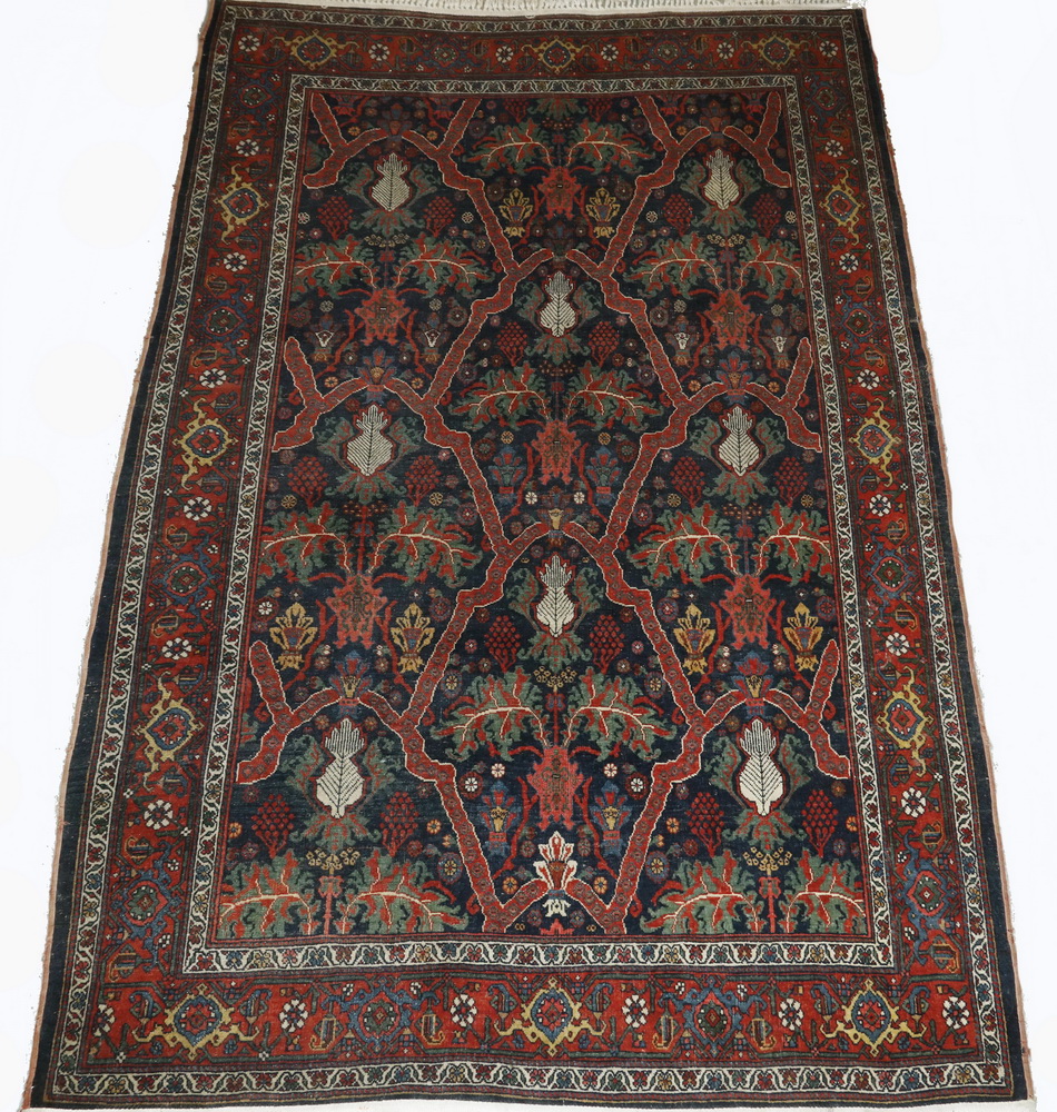 BIDJAR RUG Strapwork lattice with 2b4b1d