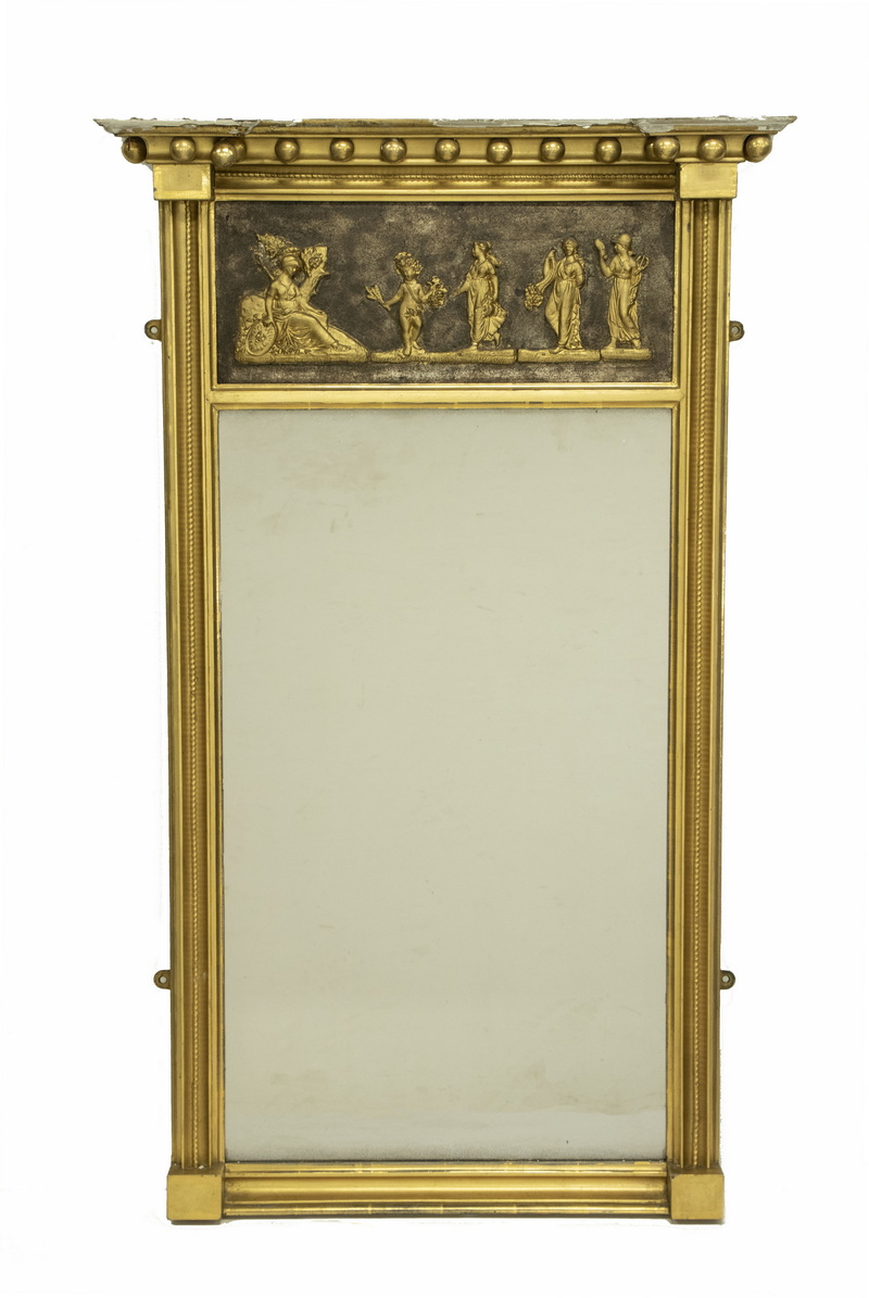 FEDERAL PERIOD HALL MIRROR Neo classical 2b4b1f