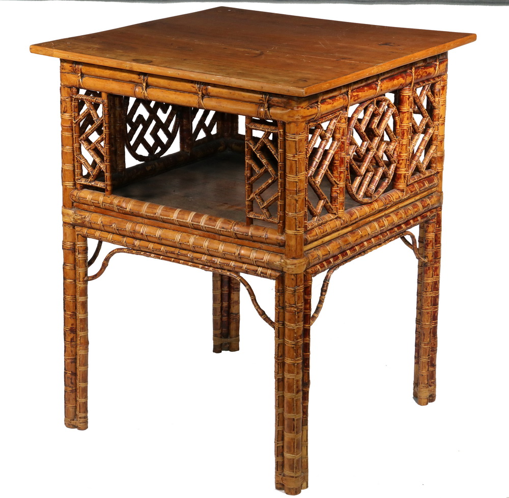 CHINESE STYLE FANCY BAMBOO TABLE 2b5064