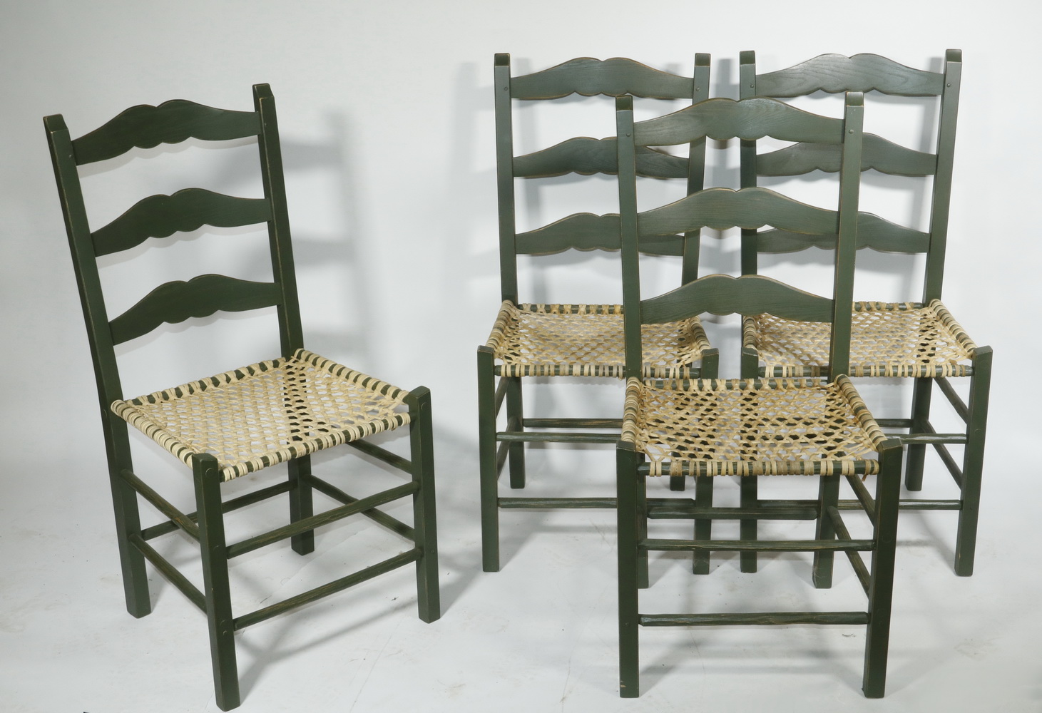 CONTEMPORARY LADDER BACK CHAIRS