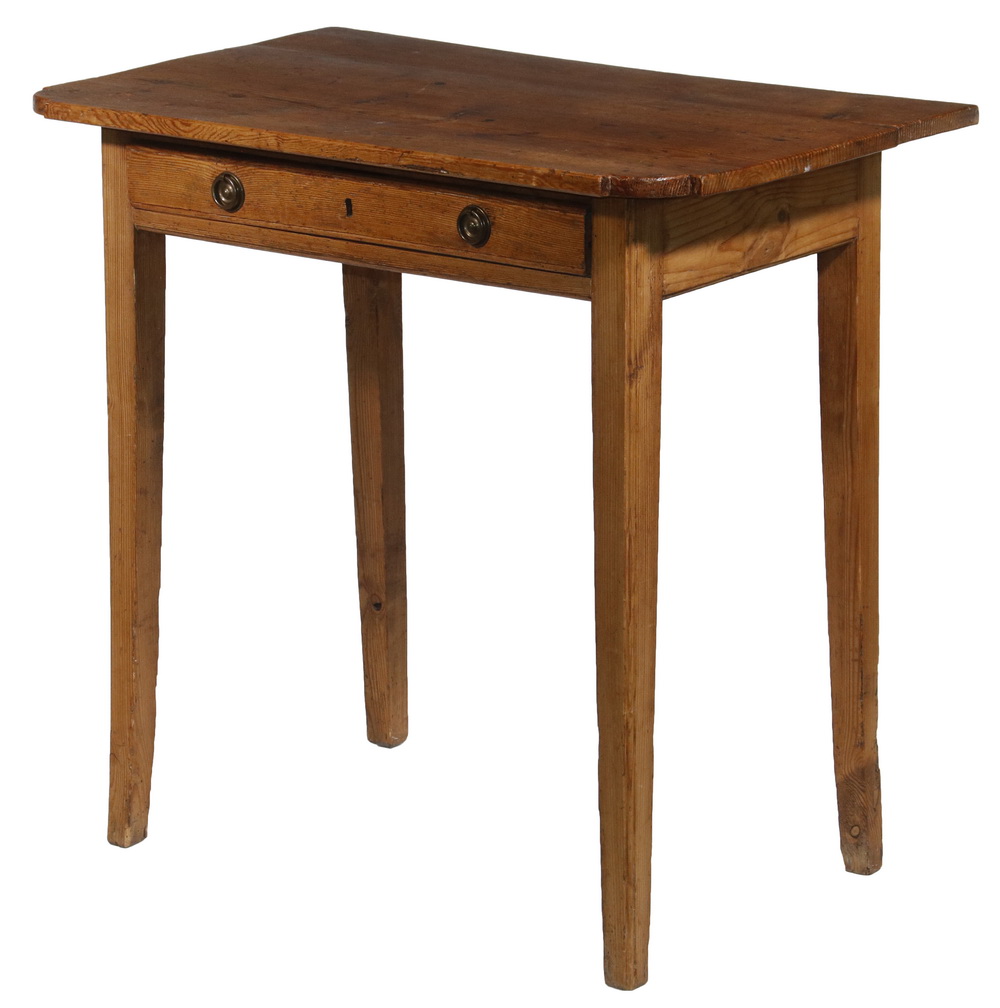 18TH C PINE SIDE TABLE 18th c  2b50be