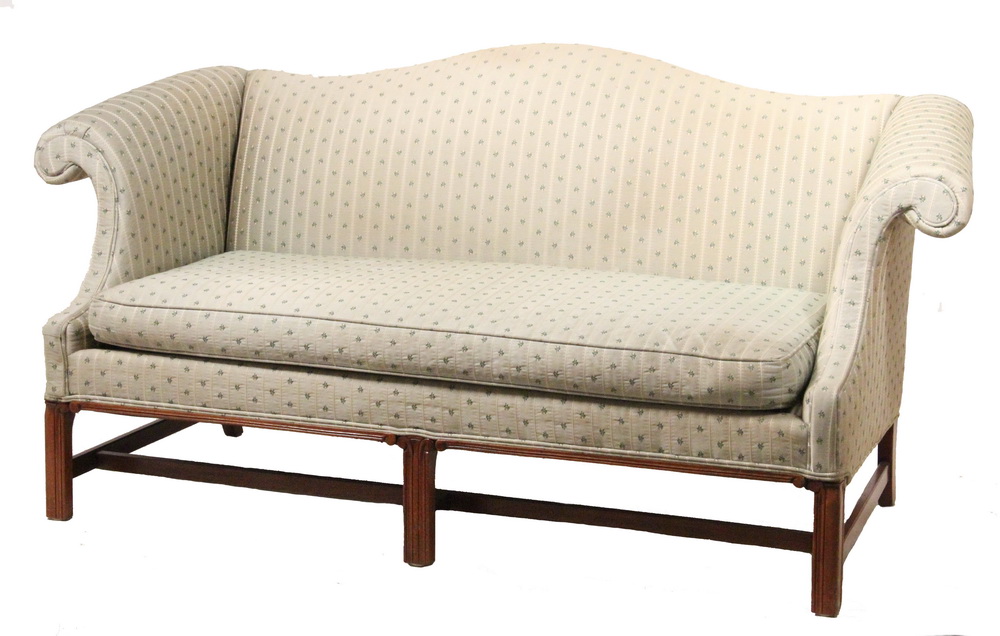 CHIPPENDALE STYLE SOFA Camelback