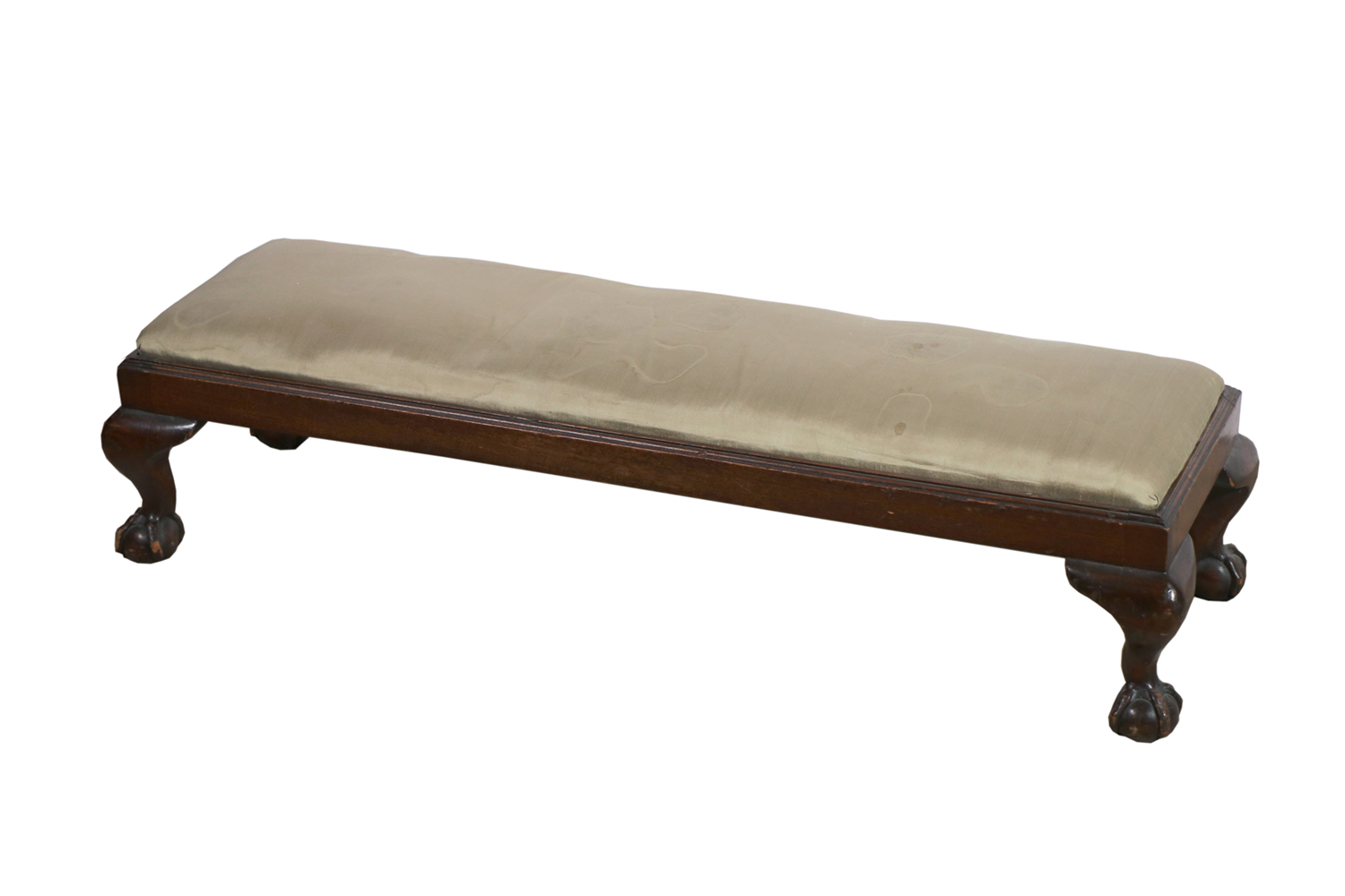 KNEELING BENCH Chippendale style mahogany