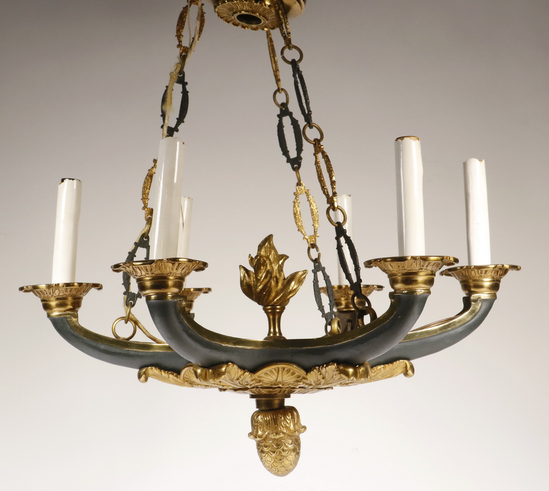 FRENCH EMPIRE STYLE HALL CHANDELIER 2b518b
