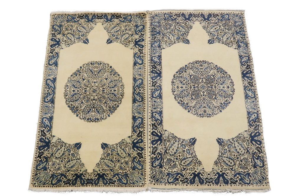 PR OF KERMAN RUGS - EACH 2'-7"