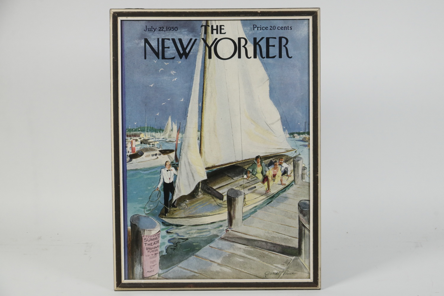 FRAMED 1955 NEW YORKER MAGAZINE COVER