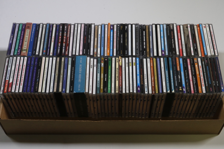 APPROX. (109) MUSIC CDS Box Lot of Assorted