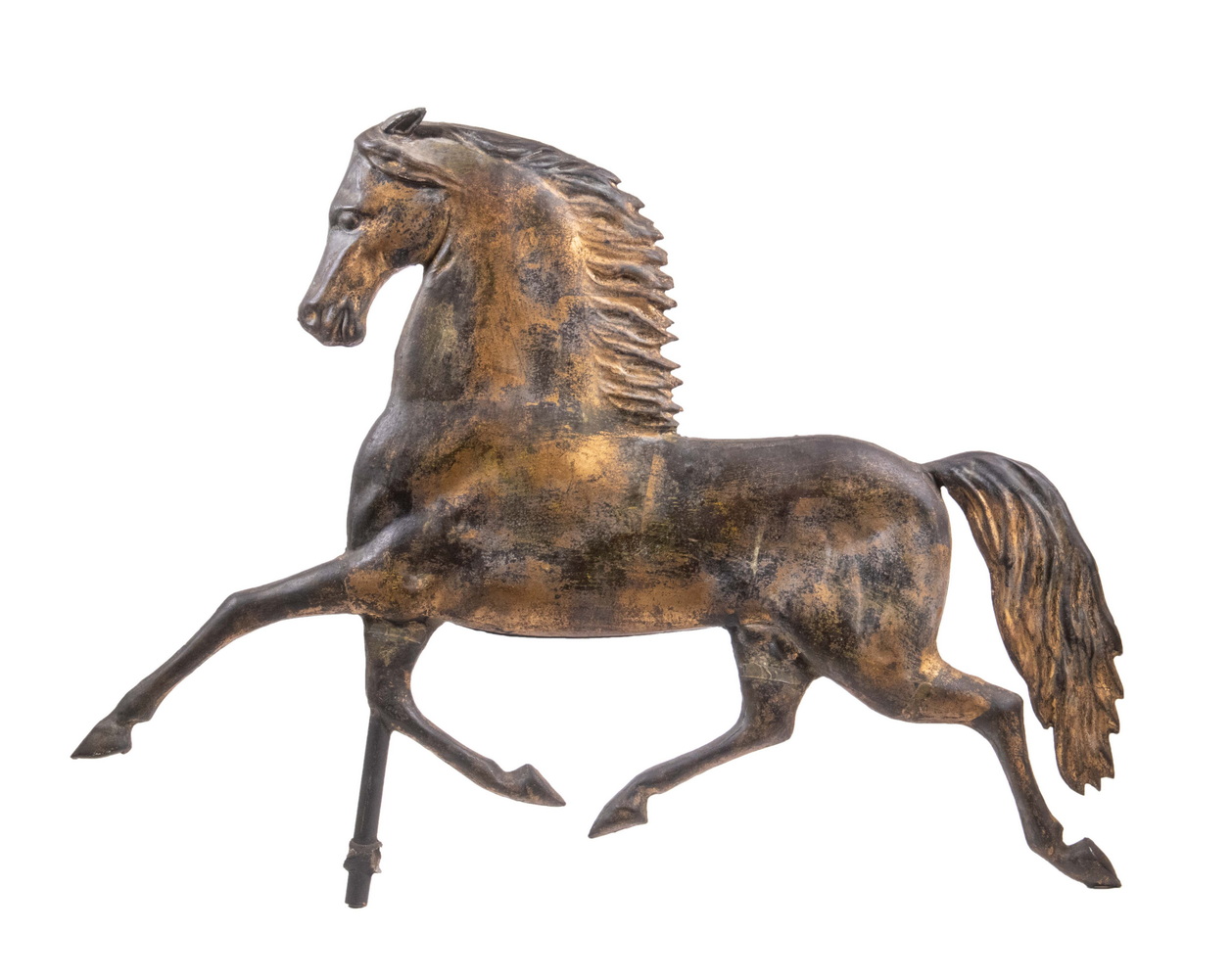 BLACKHAWK WEATHERVANE OF TROTTING 2b2f19