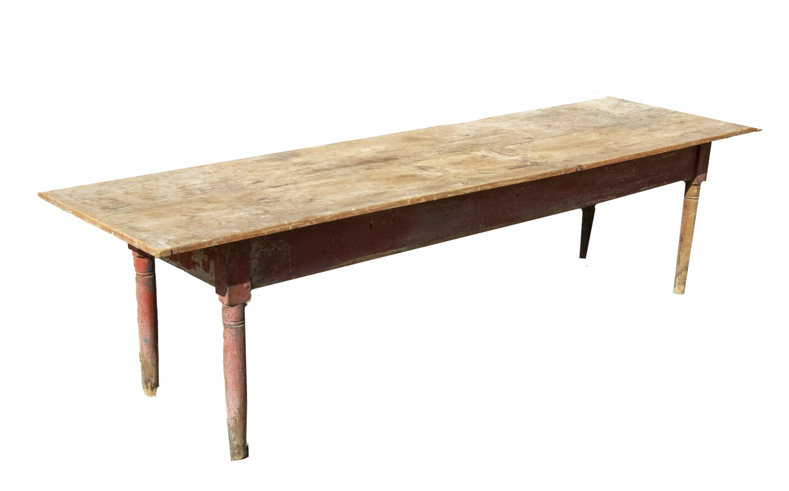 LONG PINE PAINTED HARVEST TABLE 2b2f3e