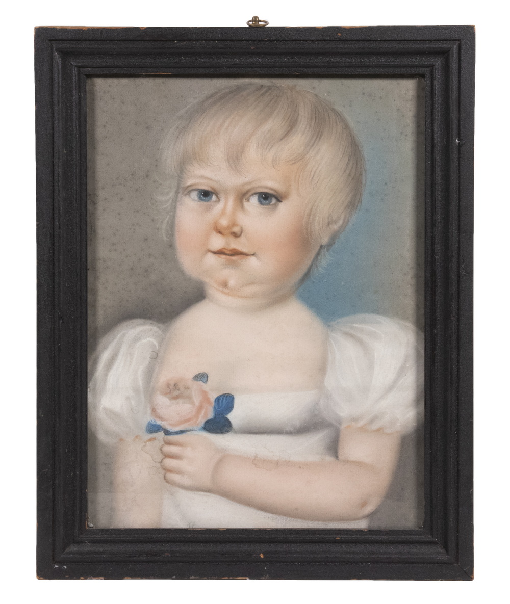 AMERICAN PASTEL PORTRAIT OF A YOUNG 2b2f8f
