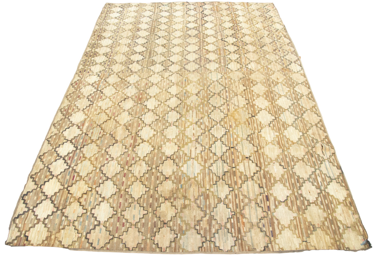 GEOMETRIC HOOKED RUG - 8'-2" X