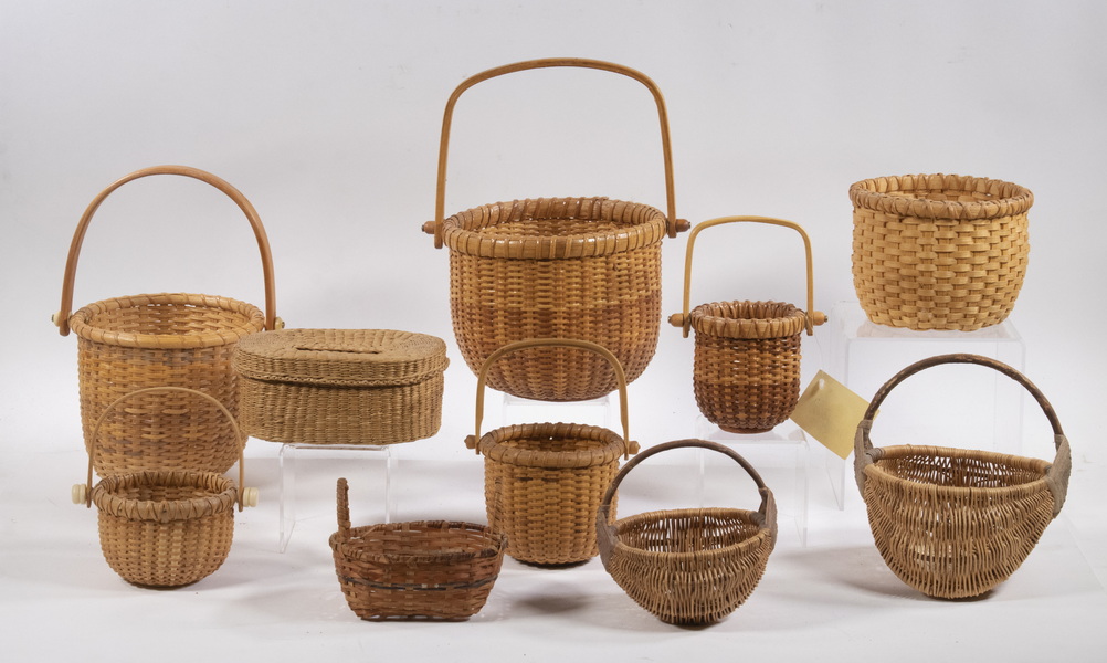  10 SMALL BASKETS Collection of 2b3013