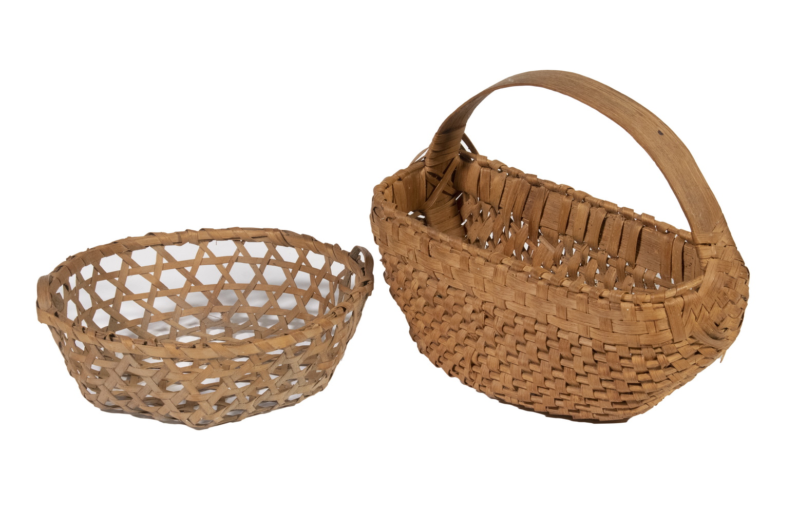 (2) SPLINT BASKETS Including: Miniature