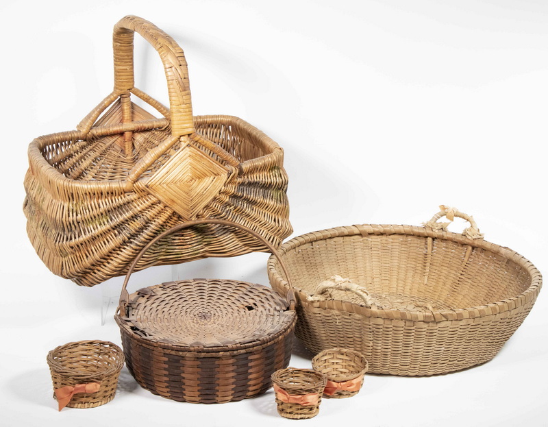 (6) ASSORTED BASKETS Lot of (6)