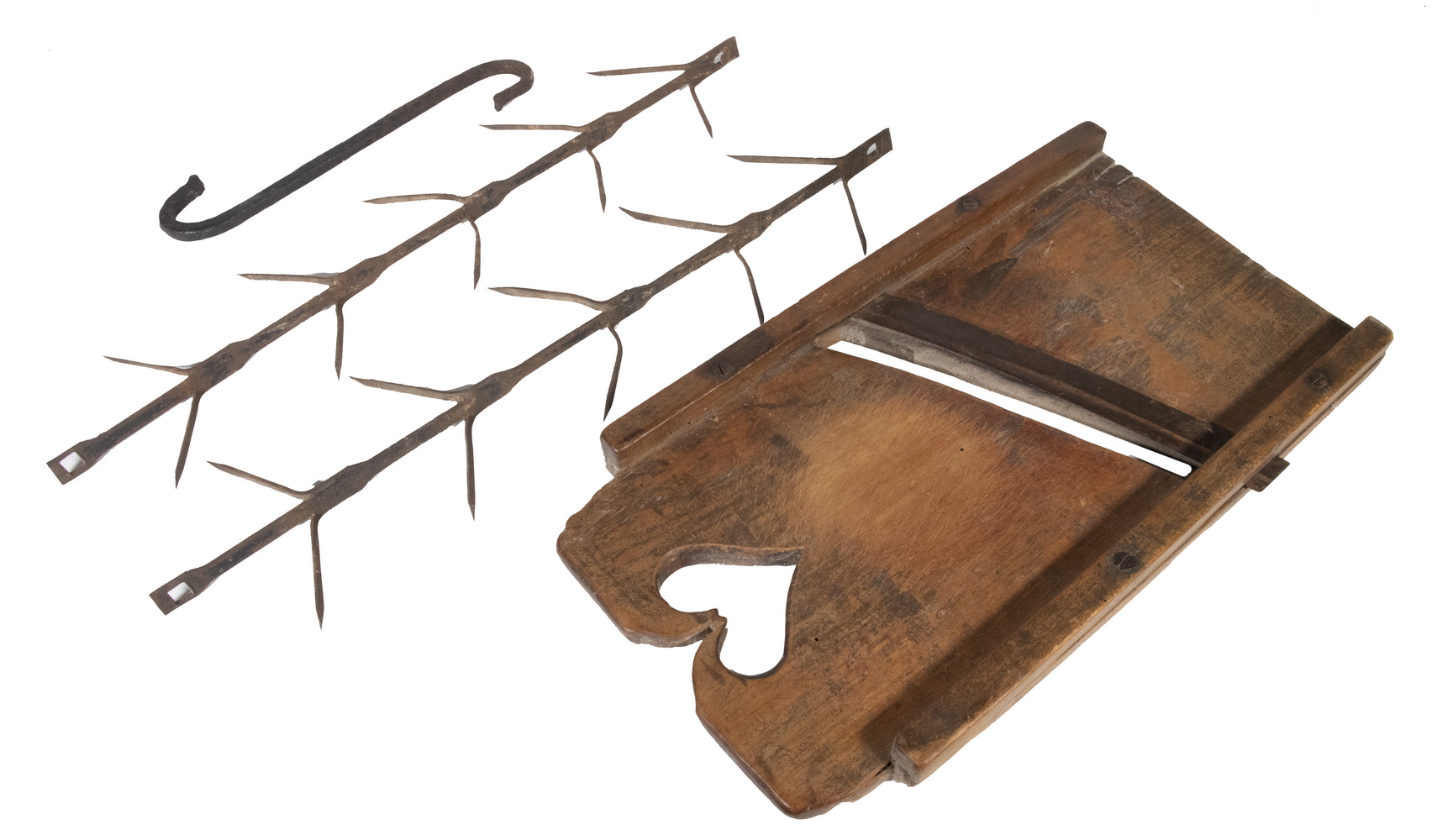 (4) EARLY KITCHEN IMPLEMENTS Including: