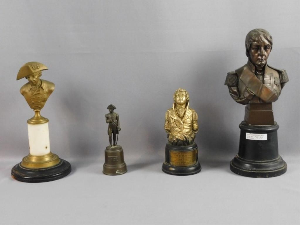  4 METAL LORD NELSON FIGURES  2b30ac