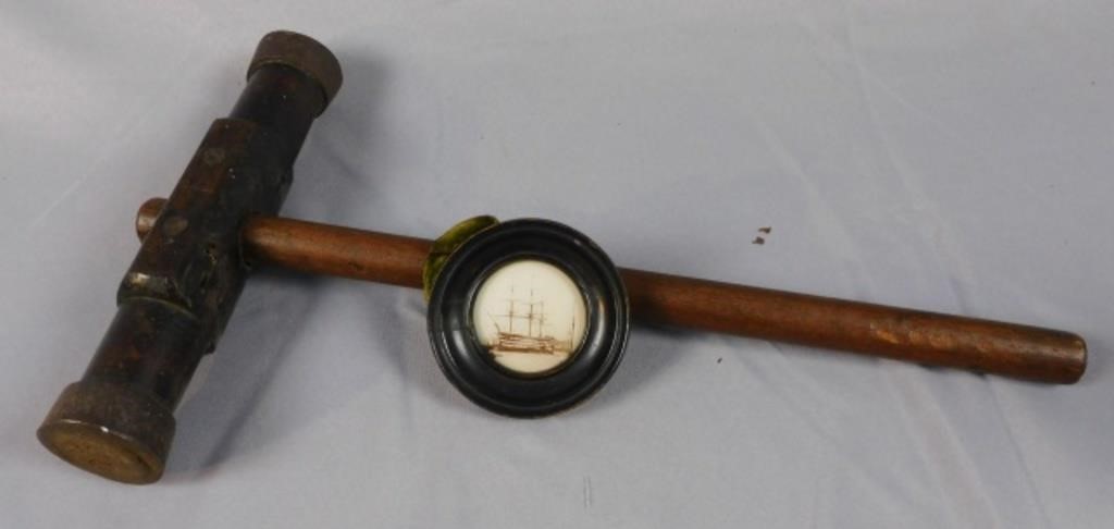 CAULKING MALLET, EARLY 19TH C.